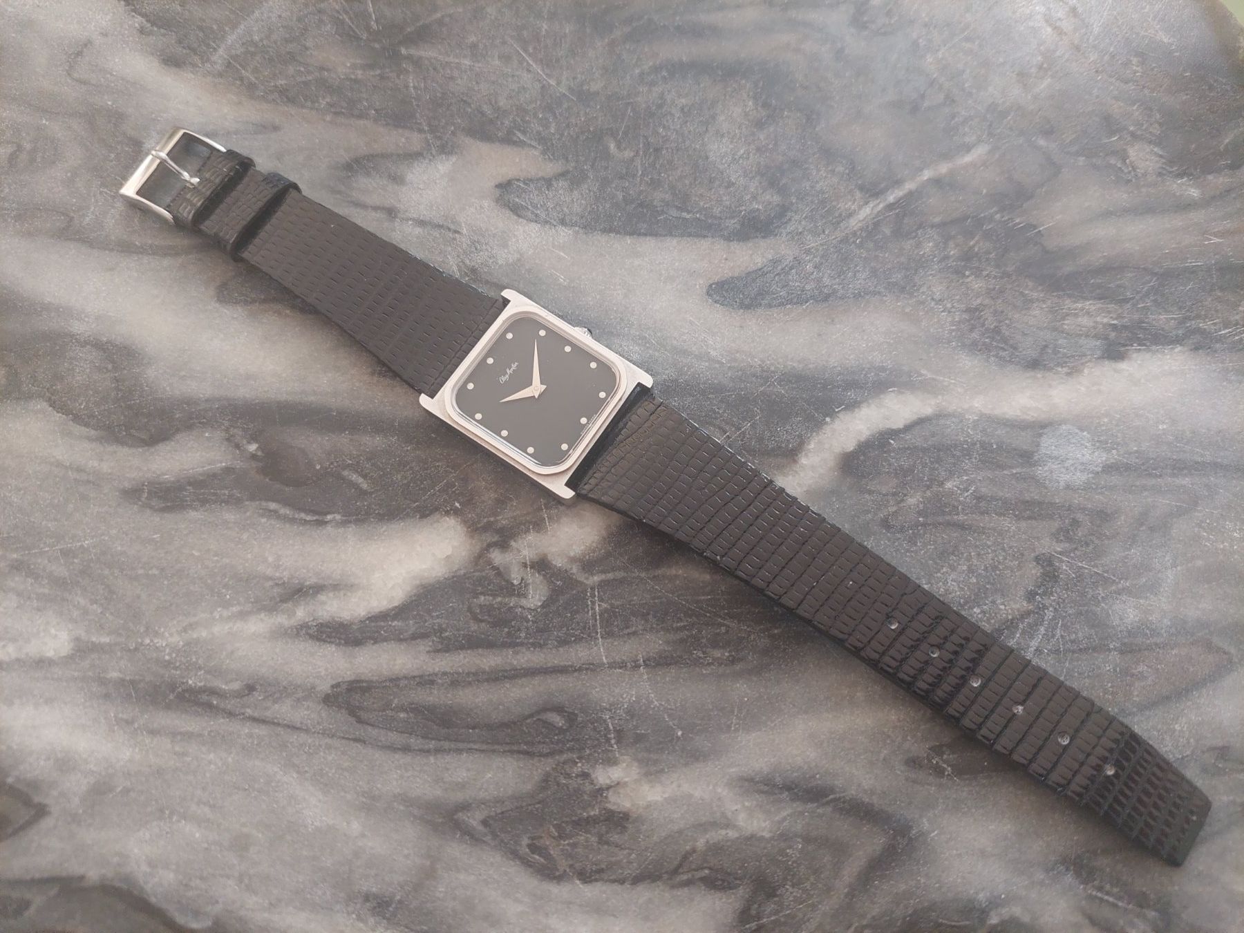 Orologi: Montre à remontge manuel - cadran noir – Nuovo (secondo la descrizione) da Wermatswil venduto da guillaume.jung 1