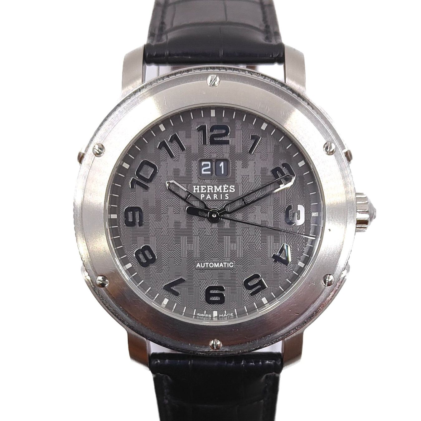 Hermès Orologi: Hermès Clipper Big Date Automatic – Usato da Montreux venduto da CashPay_Montreux