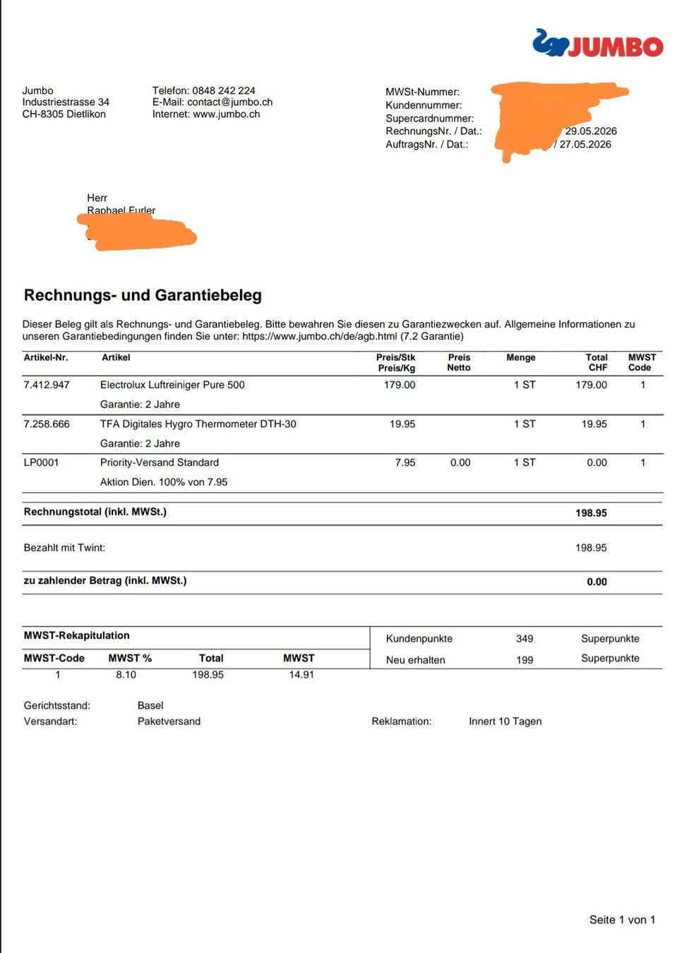 Electrolux Luftreiniger: Luftreiniger Electrolux – Neu (gemäss Beschreibung) aus Wynigen von raphael9011 3