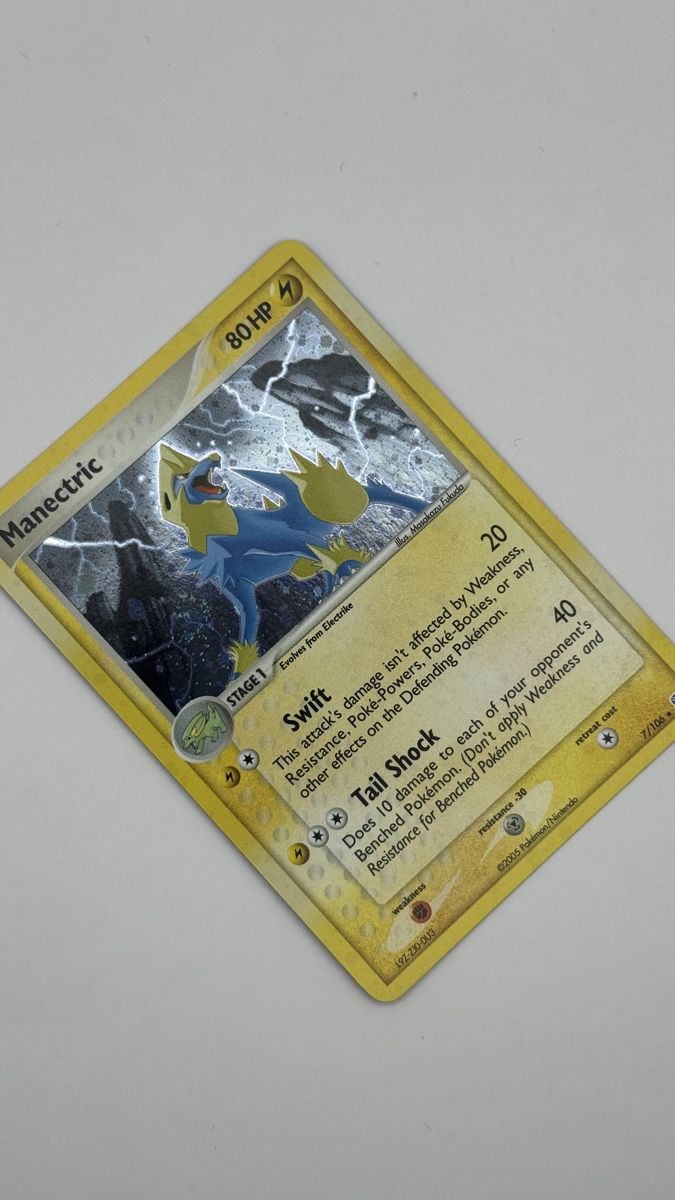 Pokémon Carte collezionabili: Manectric Holo SWIRL ex emerald 7/106 – Usato da Belprahon venduto da Rob_ain 2