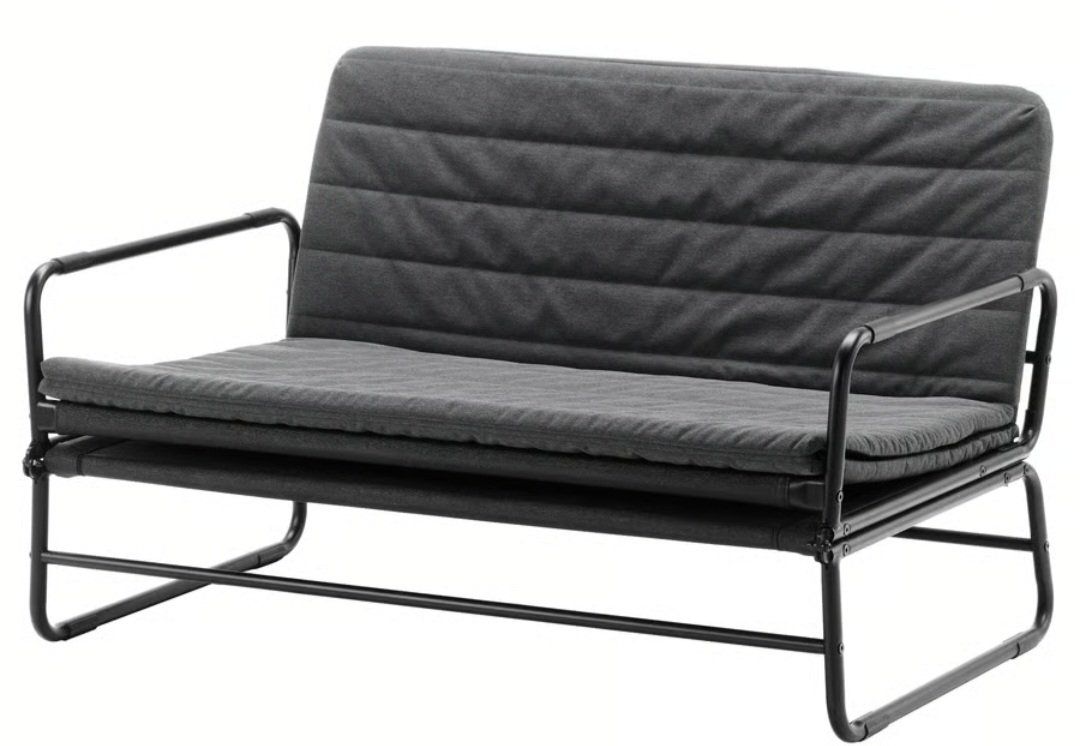 Ikea Divani: HAMMARN Bettsofa, Knisa dunkelgrau/schwarz – Usato da Winterthur venduto da ali_2c2k