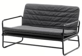 HAMMARN Bettsofa, Knisa dunkelgrau/schwarz