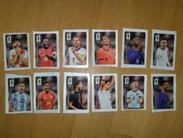 🔥Komplettes Set -Alle 12 Panini Coca Cola Sticker CC01-CC12