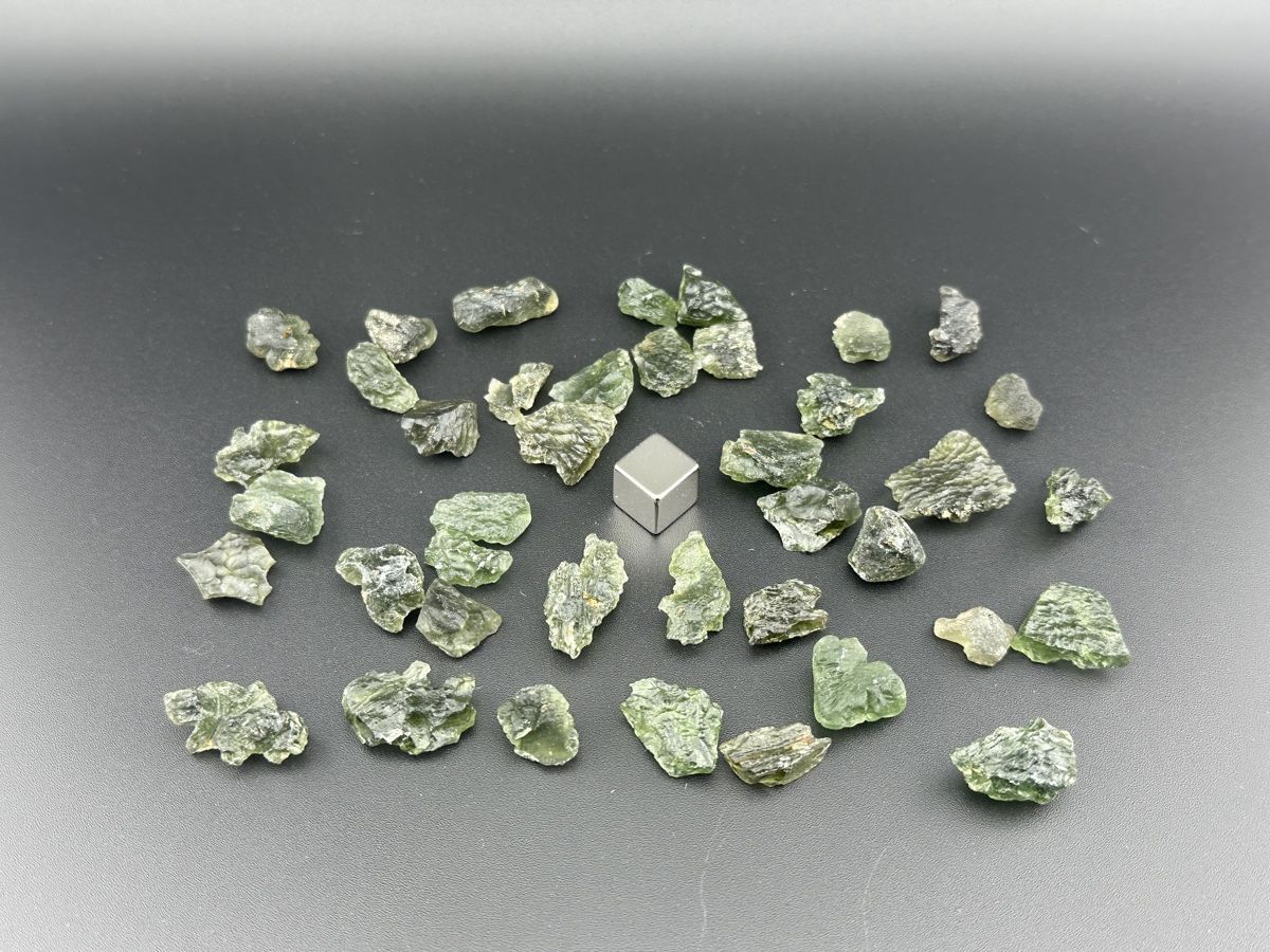Minerali & Pietre curative: Moldavite 40 Stk./40g – Nuovo (secondo la descrizione) da Jona venduto da Moldavitsammler 5