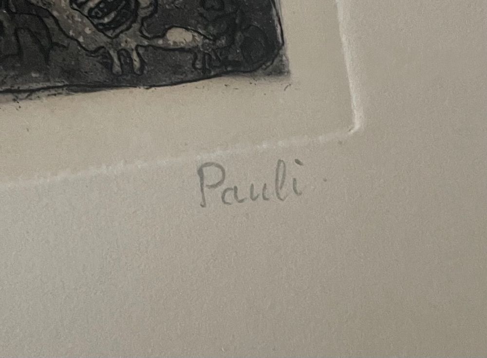 Fritz Pauli (1891-1968) Radierung Handsig. | Kaufen auf Ricardo