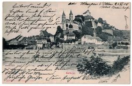 Aarburg, gelaufen 1908