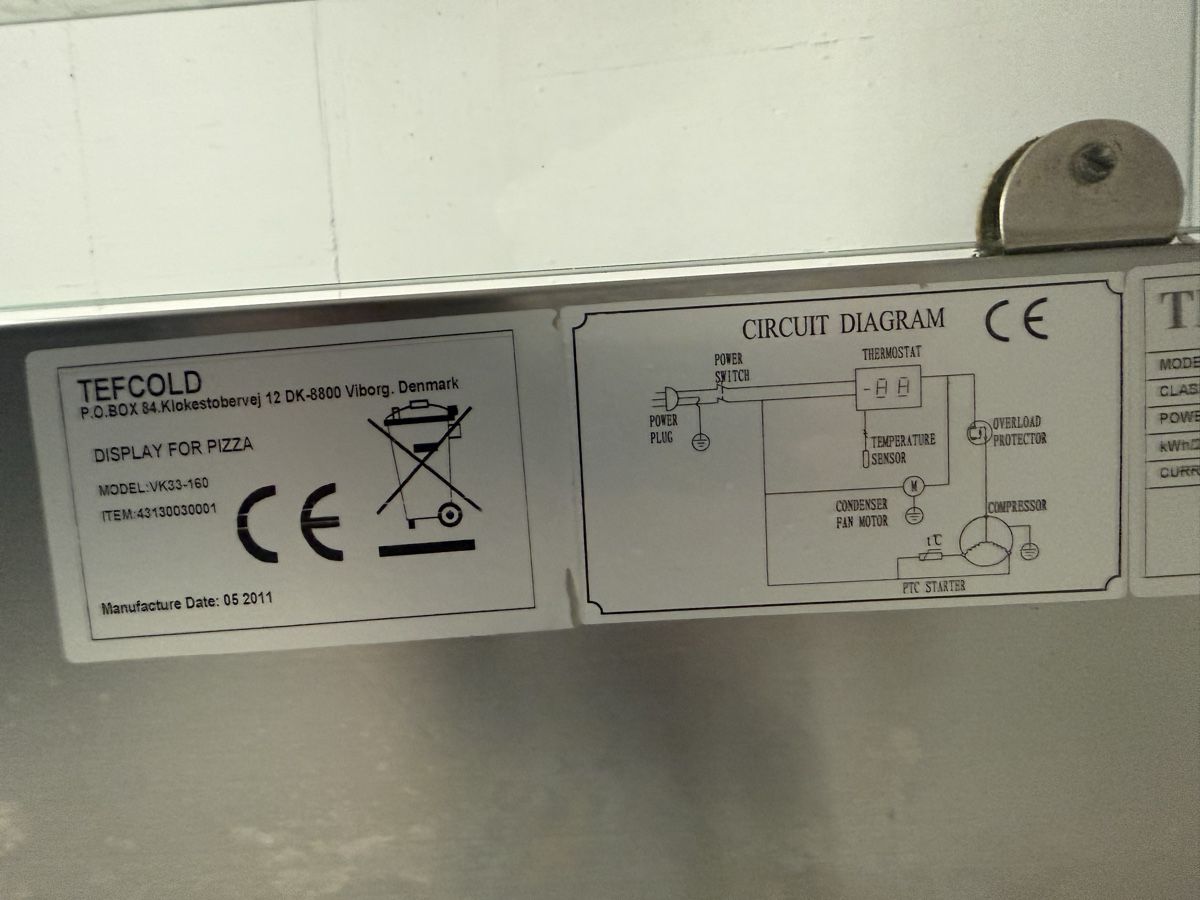 Vetrine: Kühlaufsatzvitrine VK 33-160 TEFCOLD – Usato da Bassersdorf venduto da marcos.italia 2
