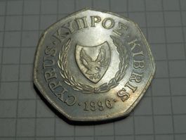 Zypern 50 Cent, 1996