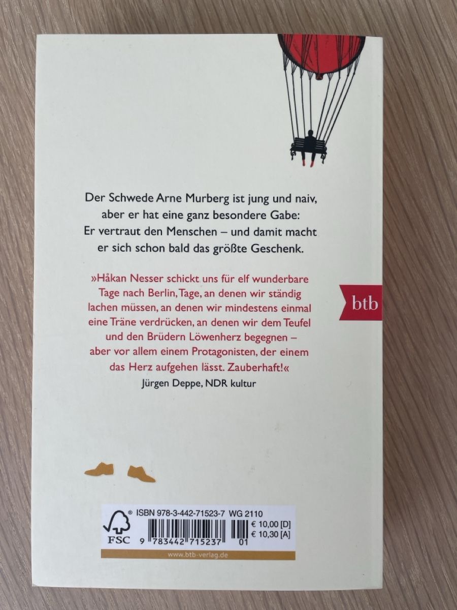 Libri: HÅkan Nesser - Elf Tage in Berlin – Nuovo (secondo la descrizione) da Schmerikon venduto da alrame 1