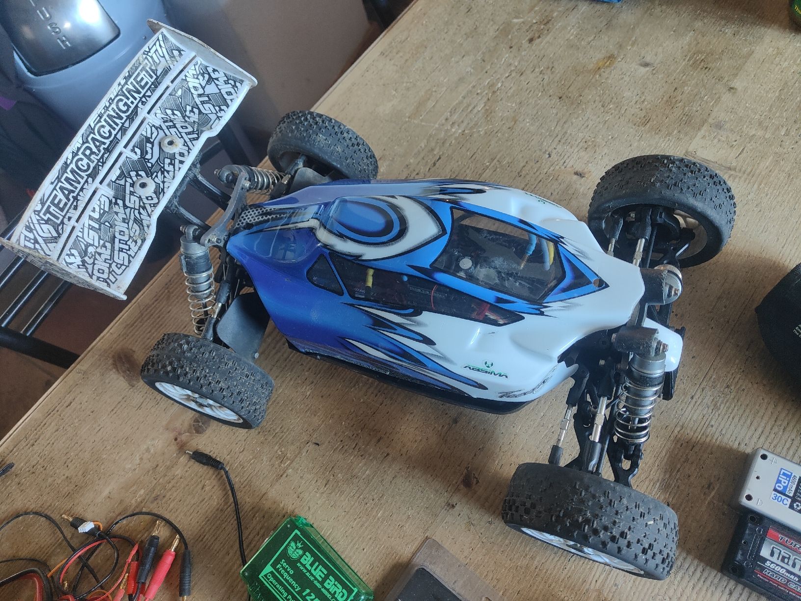 Modellismo RC: Ansmann RC Buggy, Brushless, 1:8, komplett – Difettoso da Bichelsee venduto da Sacoche1932 1