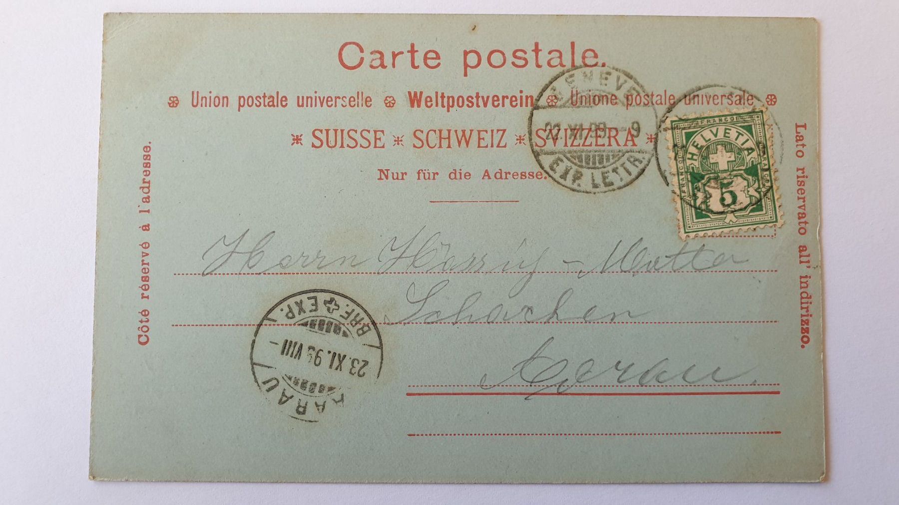 Cartoline postali: Genf. 3 sehr alte Ansichtskarten. – Usato da Goldach venduto da armando_r 3