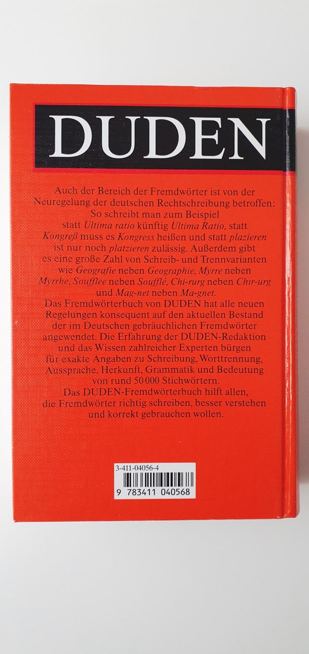 Libri: Duden: Das Fremdwörterbuch – Usato da Hettlingen venduto da Freak50 3