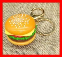 Schlüsselanhänger Hamburger Junk Food McDonalds Burger King