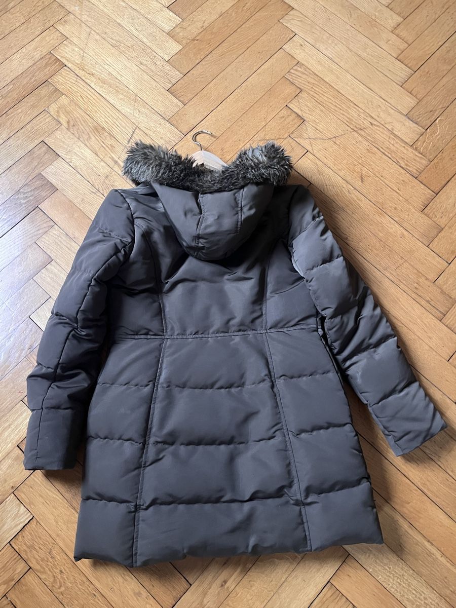 Benetton Cappotti: Mantel Benneton grün mit Fell – Nuovo (secondo la descrizione) da Bern venduto da ewa_8csp 1