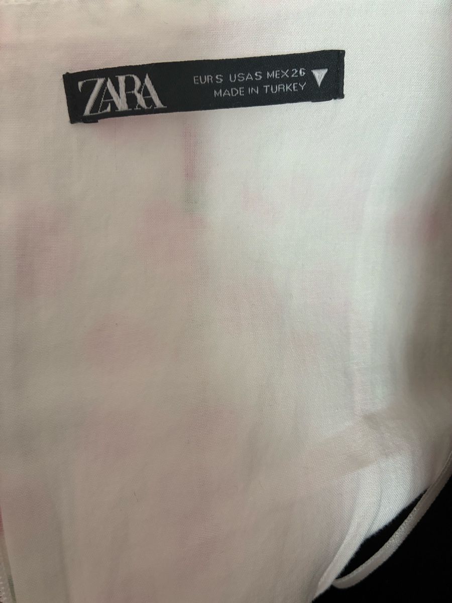 Zara Vestiti & Gonne: Weisses Minikleid 100% Baumwolle – Usato da Rüschlikon venduto da ant_5v7g 5