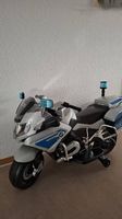 Kinder Polizei Motorrad  BMW Style mit Licht