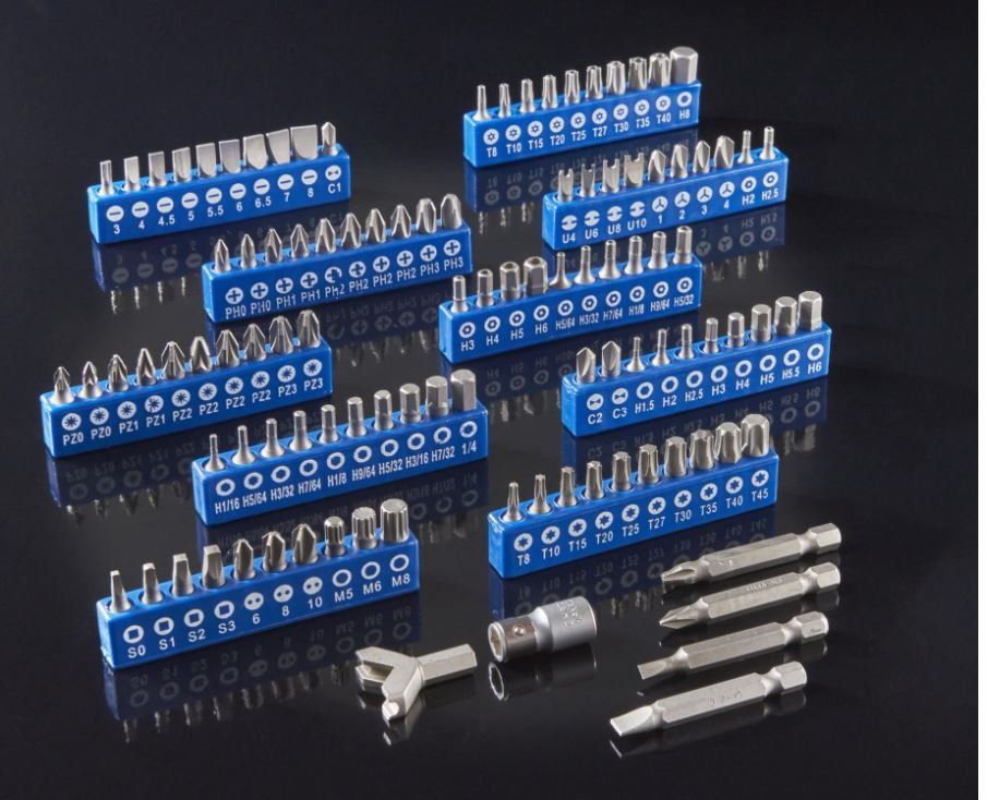 Tutti gli attrezzi: 1/4" Steckschlüssel und Bitsatz 132 teilig - Steckschlüssel – Nuovo e nell'imballaggio originale da Koppigen venduto da Bracher_Mail-House 6