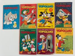 7  TOPOLINI ANNI 1963 BUONI E RARI