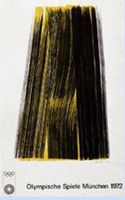 Hans Hartung. Olympische Spiele München 1972. Siebdruck.