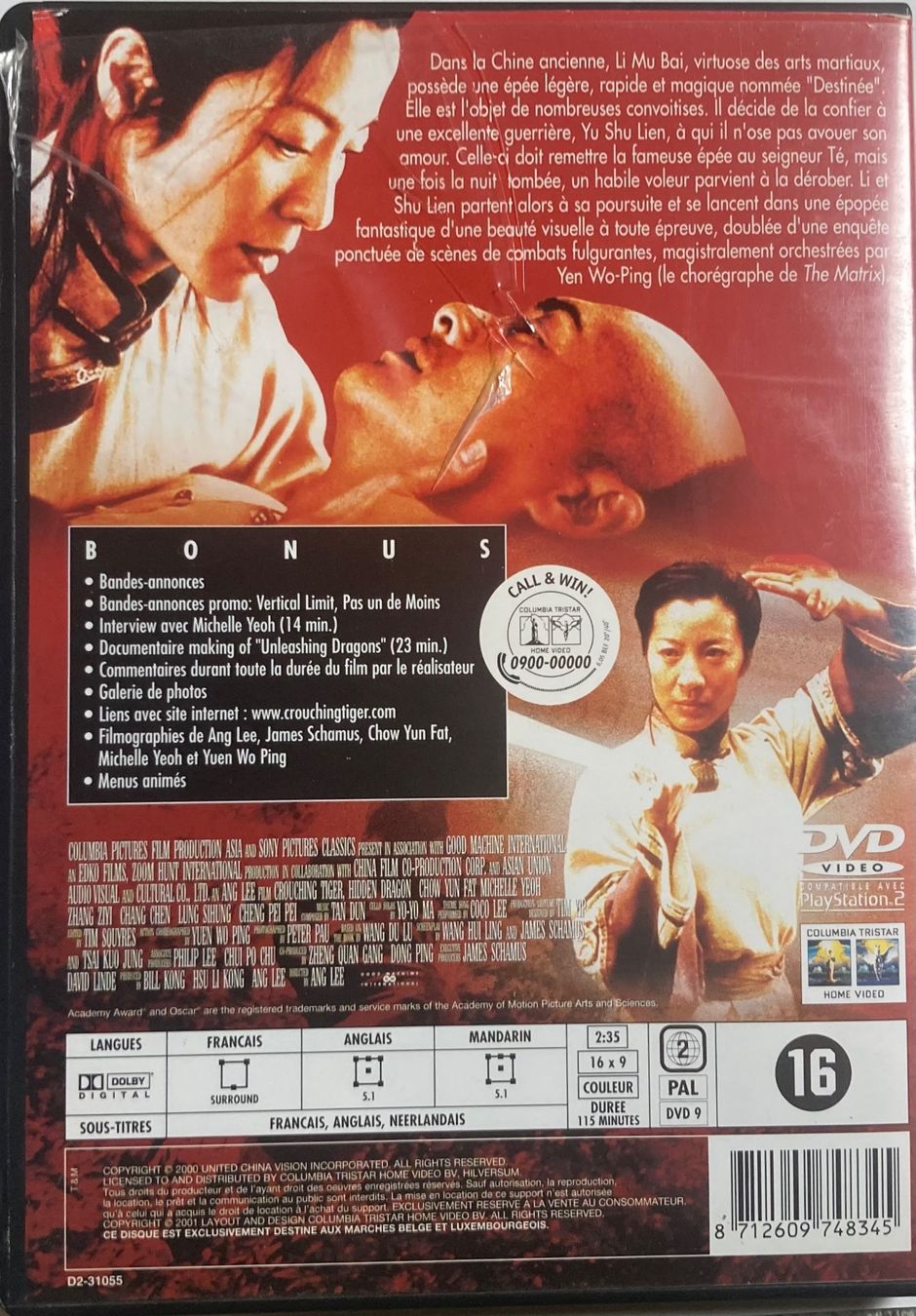 Tutti i DVDs: TIGRE & DRAGON – Usato da Poliez-Pittet venduto da Newtown-Records 1