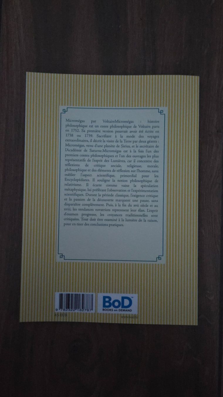 Bücher: François Voltaire: Micromégas – Neu (gemäss Beschreibung) aus Wald ZH von ant_tn75 1