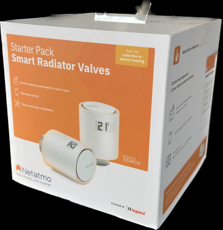 Netatmo Smart Radiator Valves; Starter Pack (Neu und originalverpackt ...