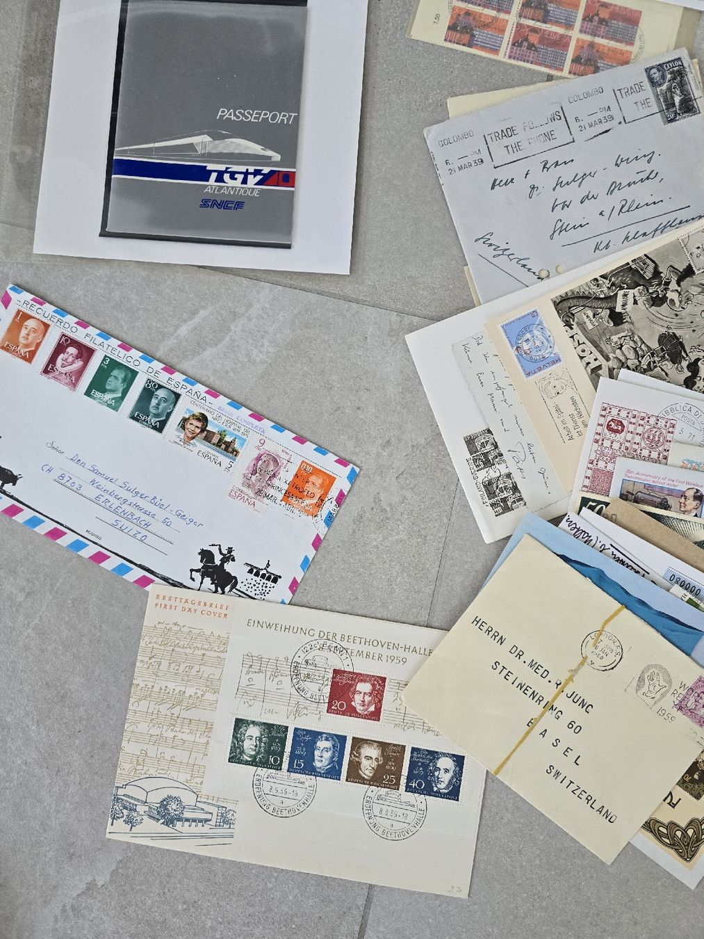 Tutti i francobolli: Sammlung alter Briefmarken und Ersttagsbriefe,  – Nuovo (secondo la descrizione) da Uznach venduto da Ardi012 5