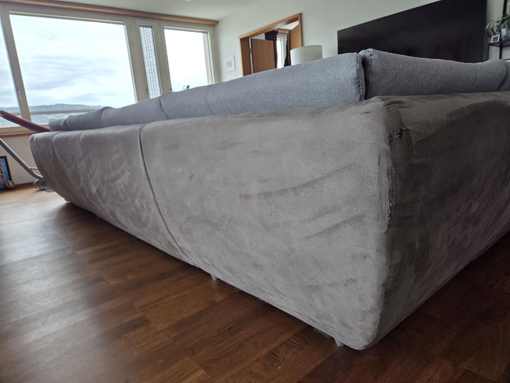 Divani: Grosses U-Sofa/ Sofalandschaft Grau – Usato da Horgen venduto da max_dp99 4