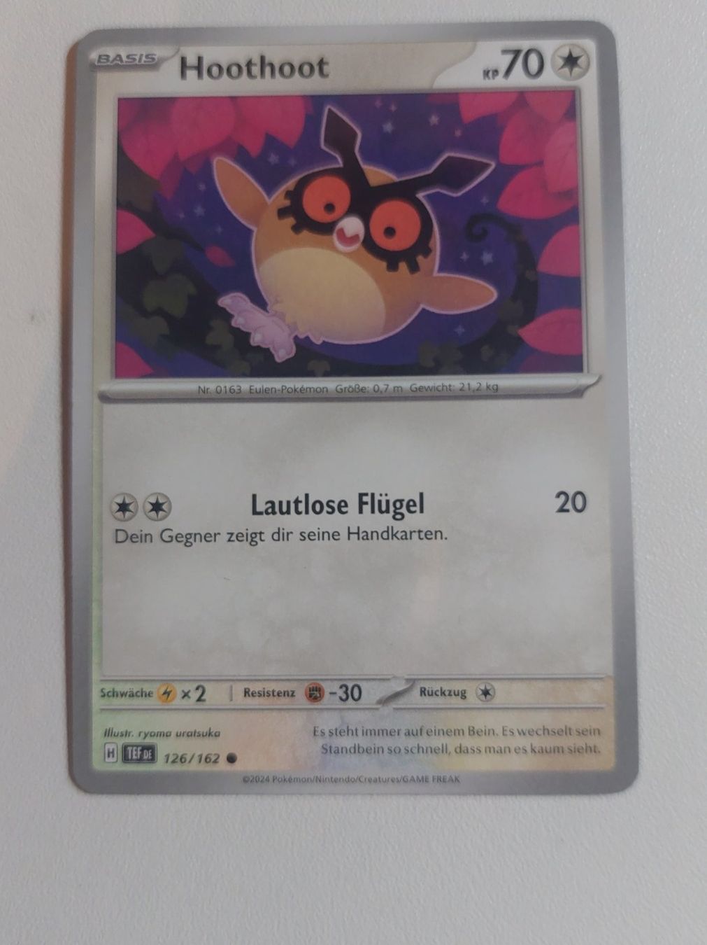 Pokémon Carte collezionabili: Hoothoot Pokemon Karte – Usato da Erlinsbach venduto da pfunky