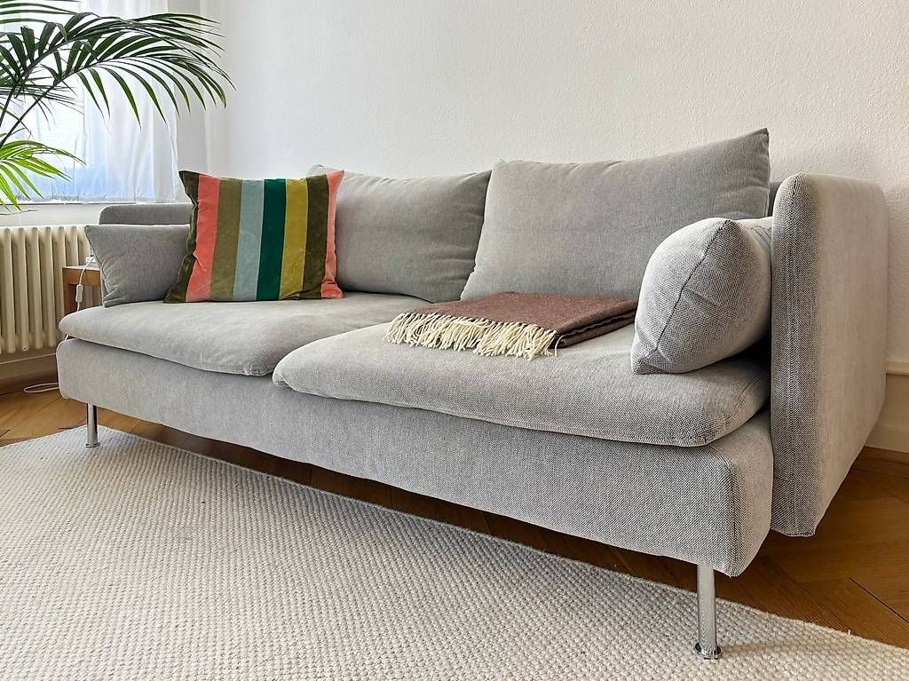 Divani: SÖDERHAMN Ikea Sofa Couch Tallmyra weiß/schwarz – Usato da Basel venduto da art_prk8 2