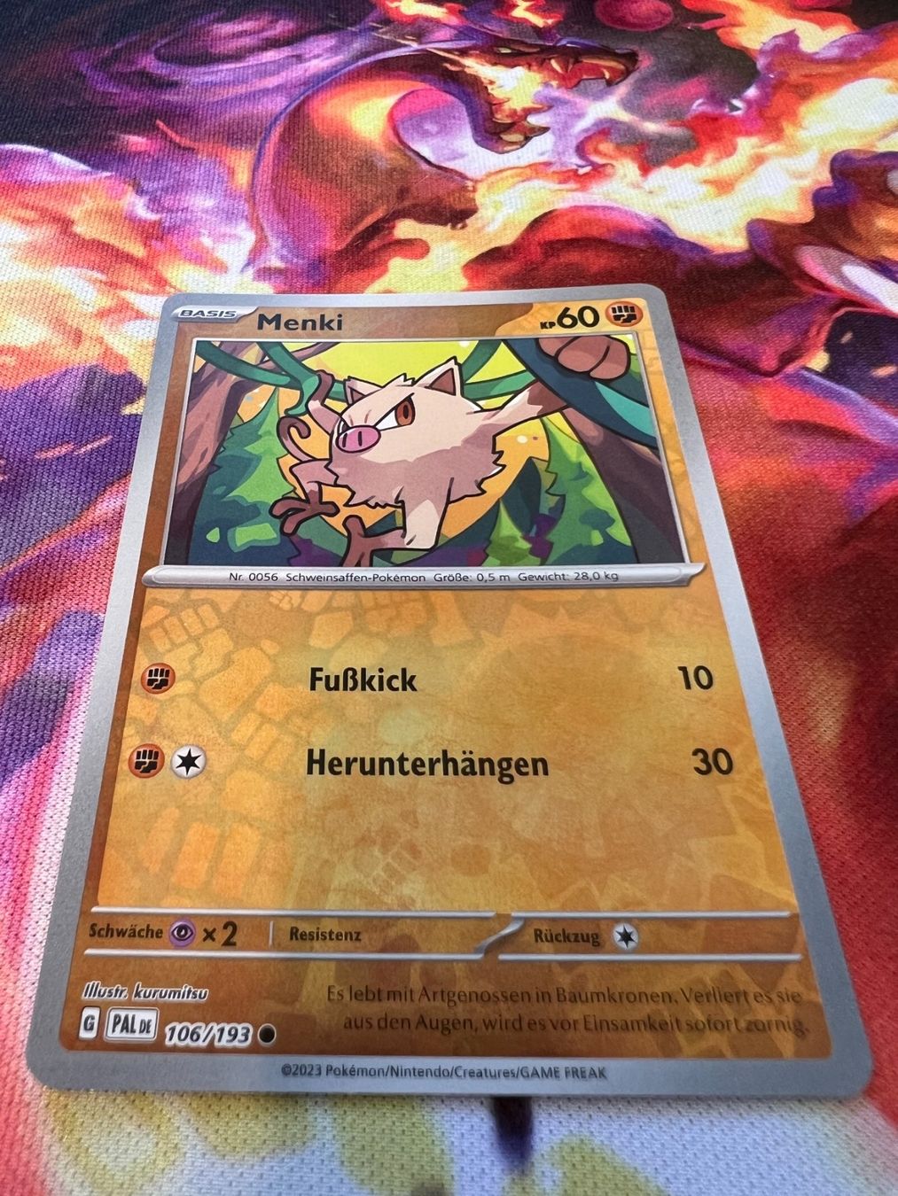 Pokémon Carte collezionabili: Menki (PAL 106) / Reverse Holo / Entwicklungen in Paldea – Nuovo (secondo la descrizione) da Bülach venduto da CherryBlu