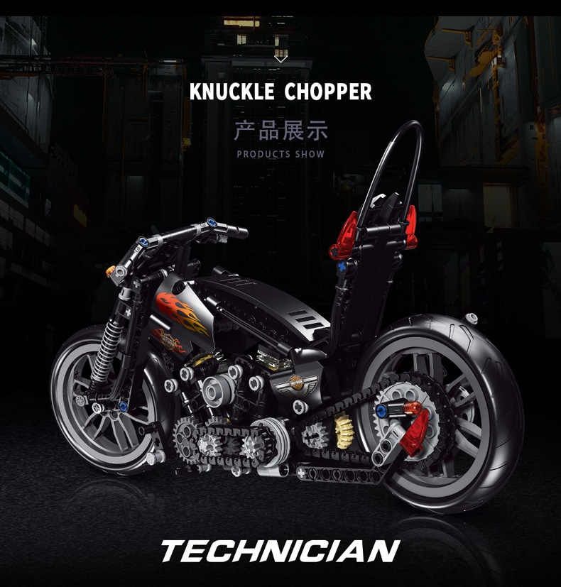 Kit di costruzioni: Chopper Motorrad 451 Teile Neu – Nuovo e nell'imballaggio originale da Beringen venduto da Nuke1 4