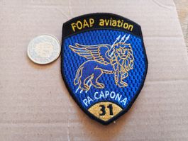 Ecusson FOAP aviation PA CAPONA 31 avion Flugzeug 