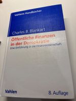 Charles B. Blankart Öffentliche Finanzen 8. Auflage