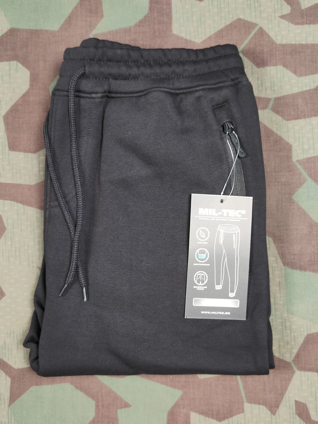 Uniformen: Tactical Sweatpants, schwarz, Grösse L – Neu (gemäss Beschreibung) aus Bauma von SwissMilitaria