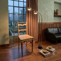 Floor Lamp Stehlampe Ständerlampe Chrom Lampe dimmbar