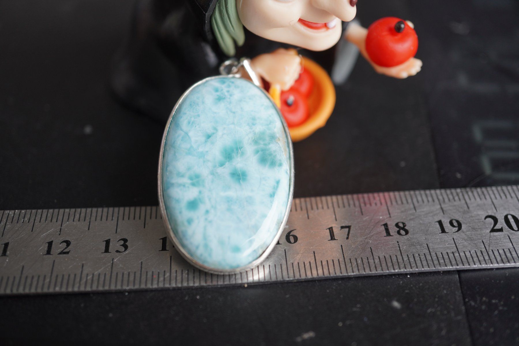 Minerali & Pietre curative: Larimar 925 Silber  Anhänger   by  "TOPSTONE" – Nuovo e nell'imballaggio originale da Eschenbach SG venduto da topstone 3