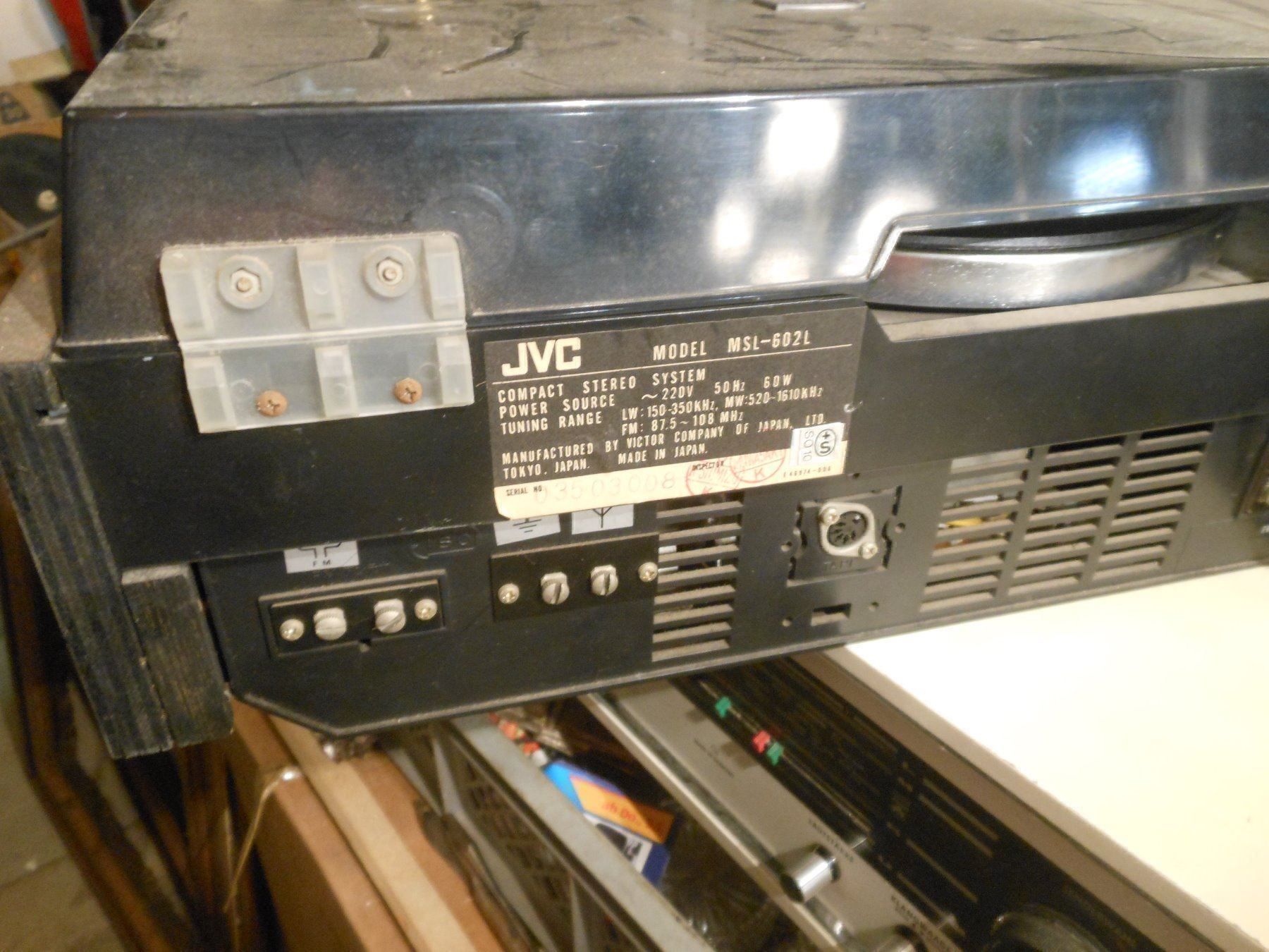 Plattenspieler: Plattenspieler Verstärker Model MSL-602L – Defekt aus Basel von Jcva 6