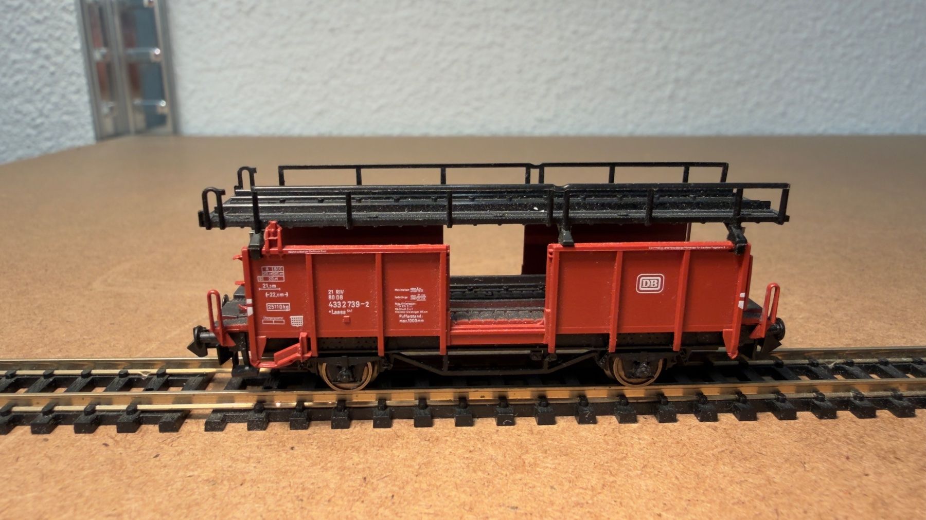 Fleischmann Modellini di ferrovie: Fleischmann Langschienentransportwagen Spur N – Usato da Schlieren venduto da rat_lq6b 2