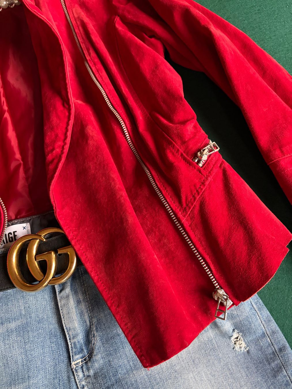 Giacche: 100 % Wildleder Bikerjacke   Zustand: neu  Größe: S – Nuovo (secondo la descrizione) da Interlaken venduto da Bona55 4