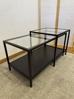 IKEA VITTSJÖ Couchtisch & Beistelltisch in Schwarz