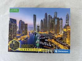 Clementoni 1000 Teile Puzzle fluoreszierend Dubai