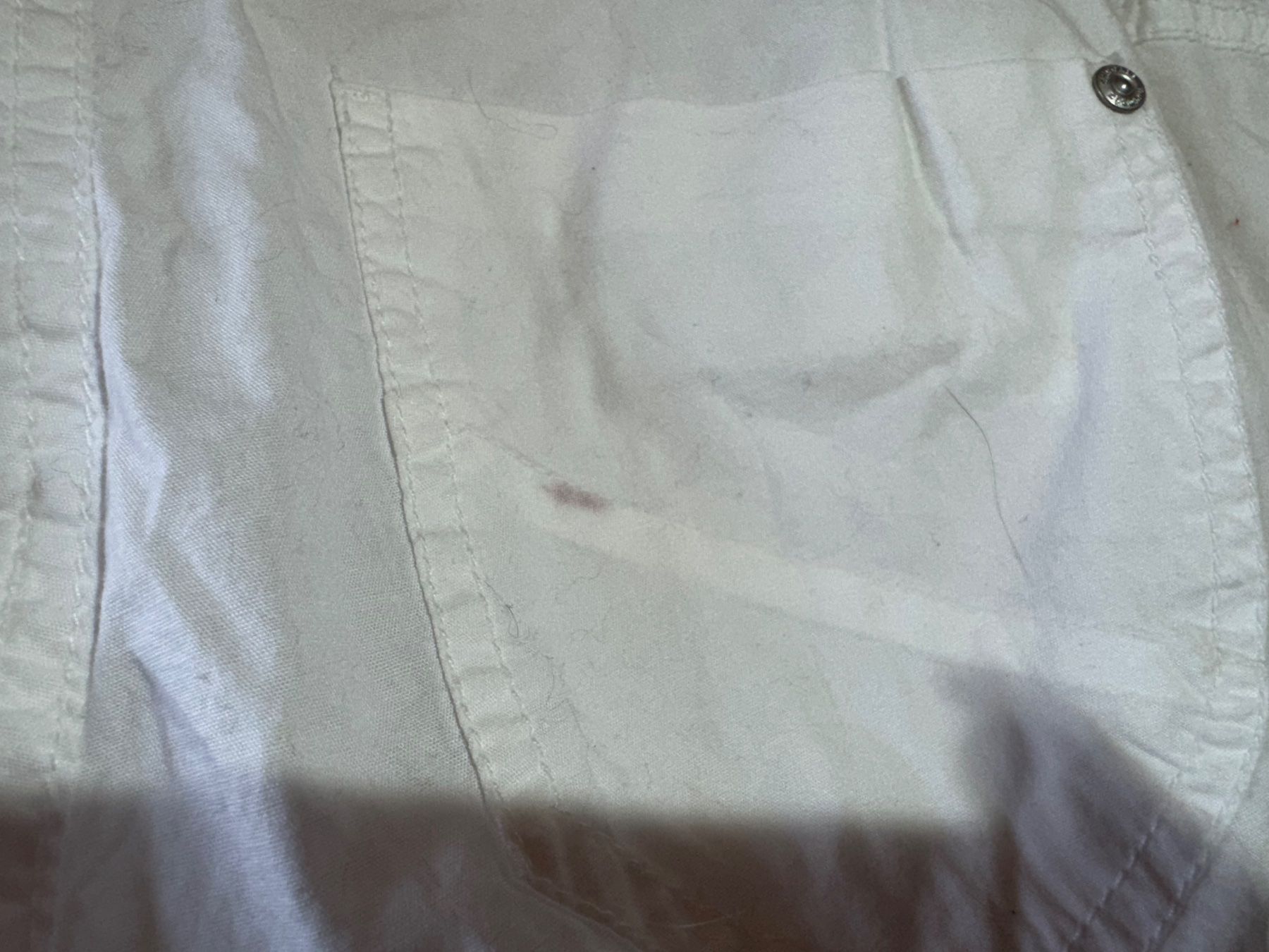 Pantaloni: Weisse Stoffhose von Chicoree Gr. M – Usato da Grosswangen venduto da second_hand_dress 4