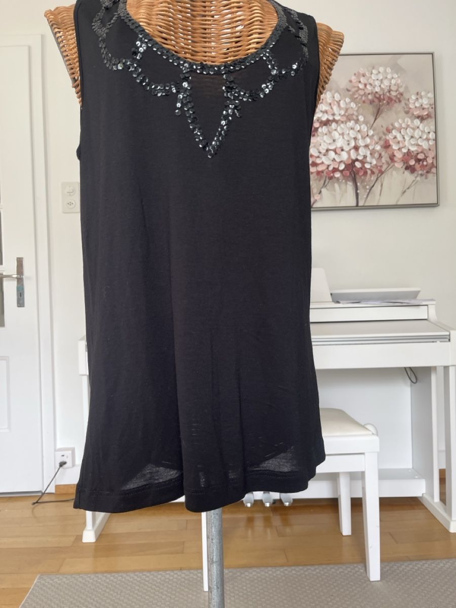 Top: Paillettenshirt, 40 – Usato da Solothurn venduto da Bobesch08 3