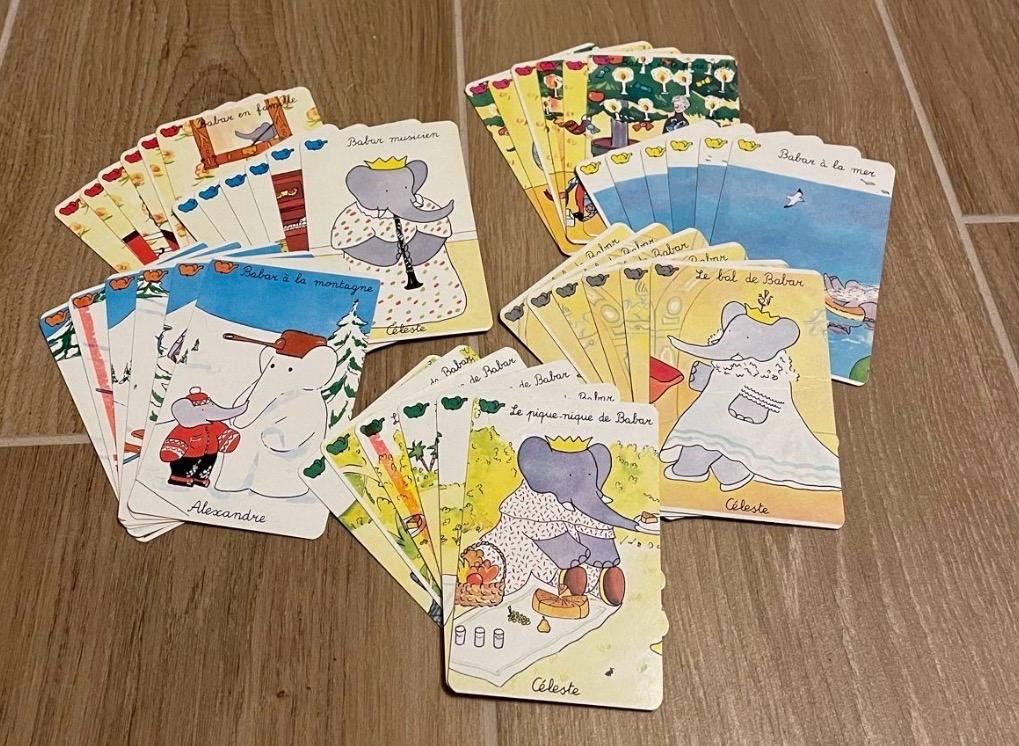 Giochi: Babar : figurine + jeu de 7 familles – Usato da Lonay venduto da steve.paquier 3