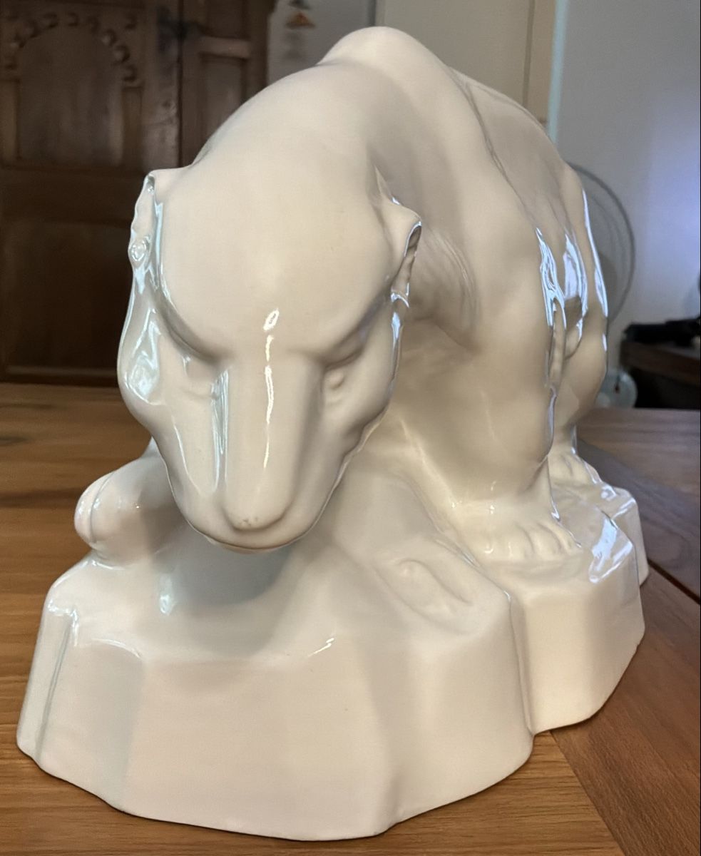 Sculptures & Statues: Laufen Keramik Eisbär - ca. 1940 – D'occasion à Basel par Lithoklast 1