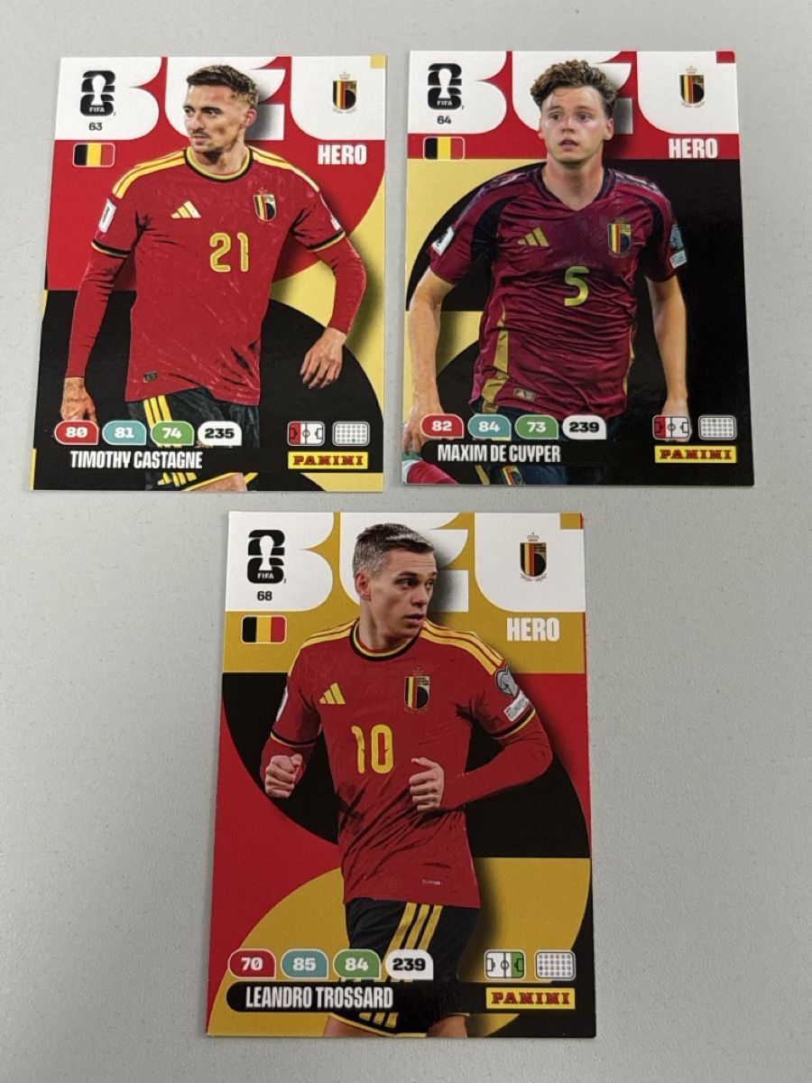 Panini Carte collezionabili: Panini WM 26 - 63/64/68 - Belgien – Nuovo (secondo la descrizione) da Oberbuchsiten venduto da Bananefrappe93