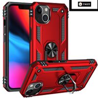 Handy Hülle Hybrid Bumper Panzer  FÜR  iPhone Xr  - Rot