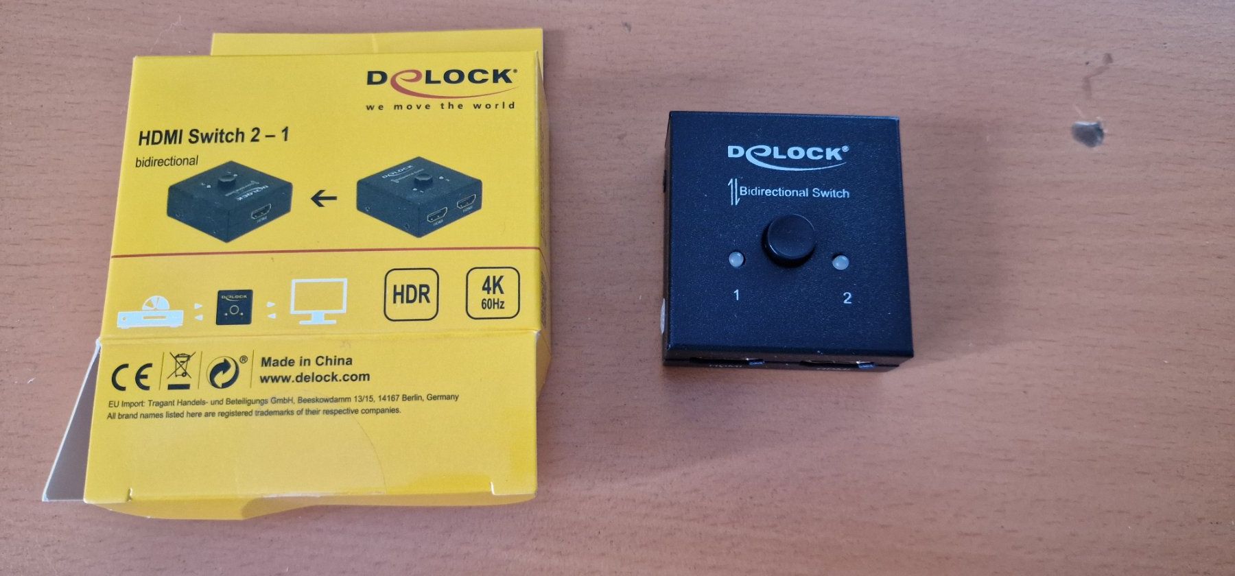 Adattatori: Delock HDMI Switch 2-1 bidirectional – Usato da Unterkulm venduto da Spaescu