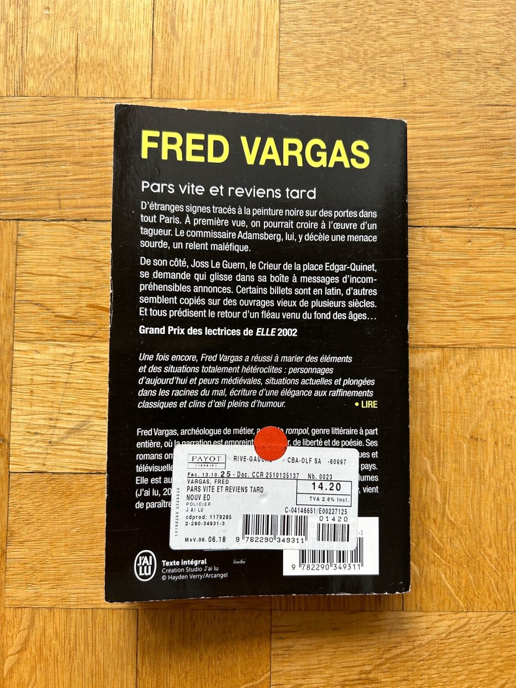 Libri: Pars vite et revient tard de Fred Vargas – Usato da Genève venduto da Sagarmatha 1